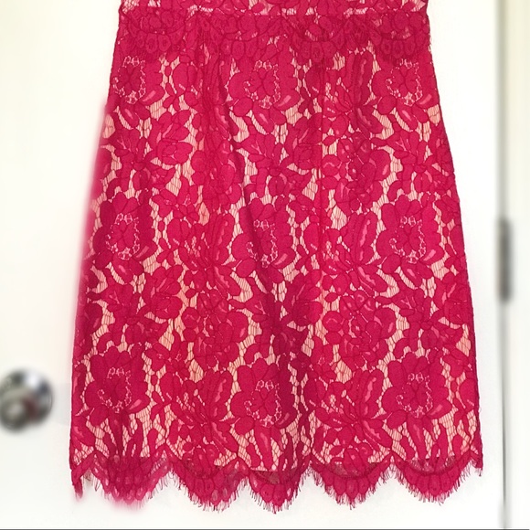 Pink lace dress, sheer detailing! - Picture 4 of 5